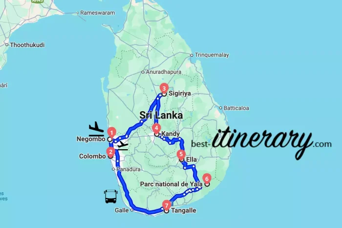 découvrez un itinéraire complet de 10 jours au sri lanka en 2025 avec nos conseils pratiques pour un voyage inoubliable entre plages, culture et nature.